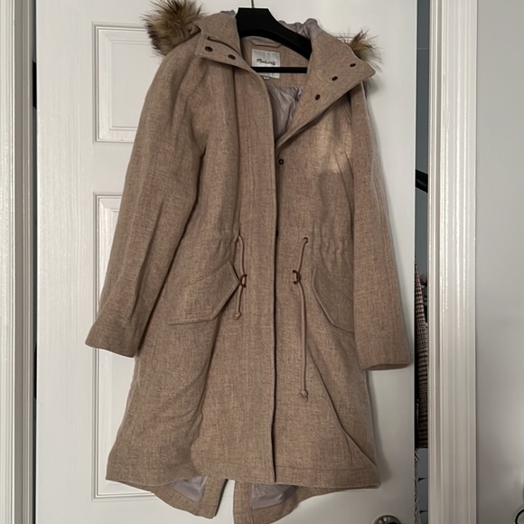 NWT Madewell Vancouver parka size small & medium - Picture 6 of 8